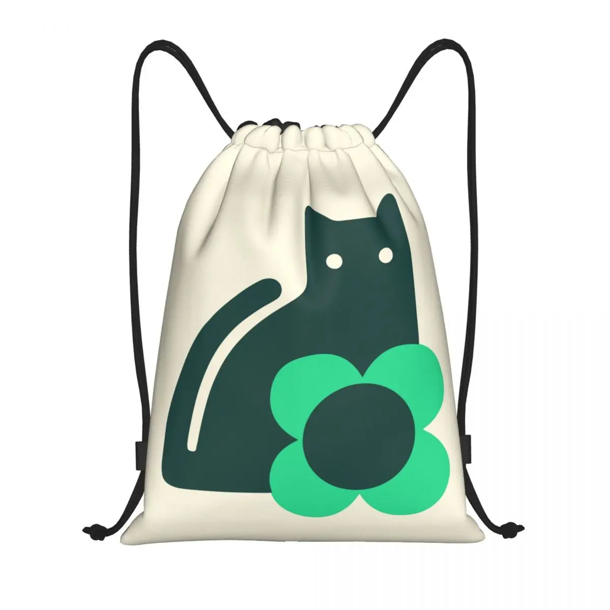 Orla Kiely Cat Drawstring Bags Women Men Foldable Sports Gym Sackpack Scandinavian Training Backpacks