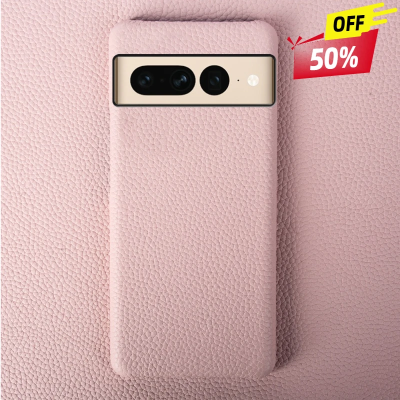 

For Pixel 7 Pro Case Genuine Leather Cases For Google Pixel 6A 6Pro 5A Mobile Phone Cover Capa Back Coque Carcasa