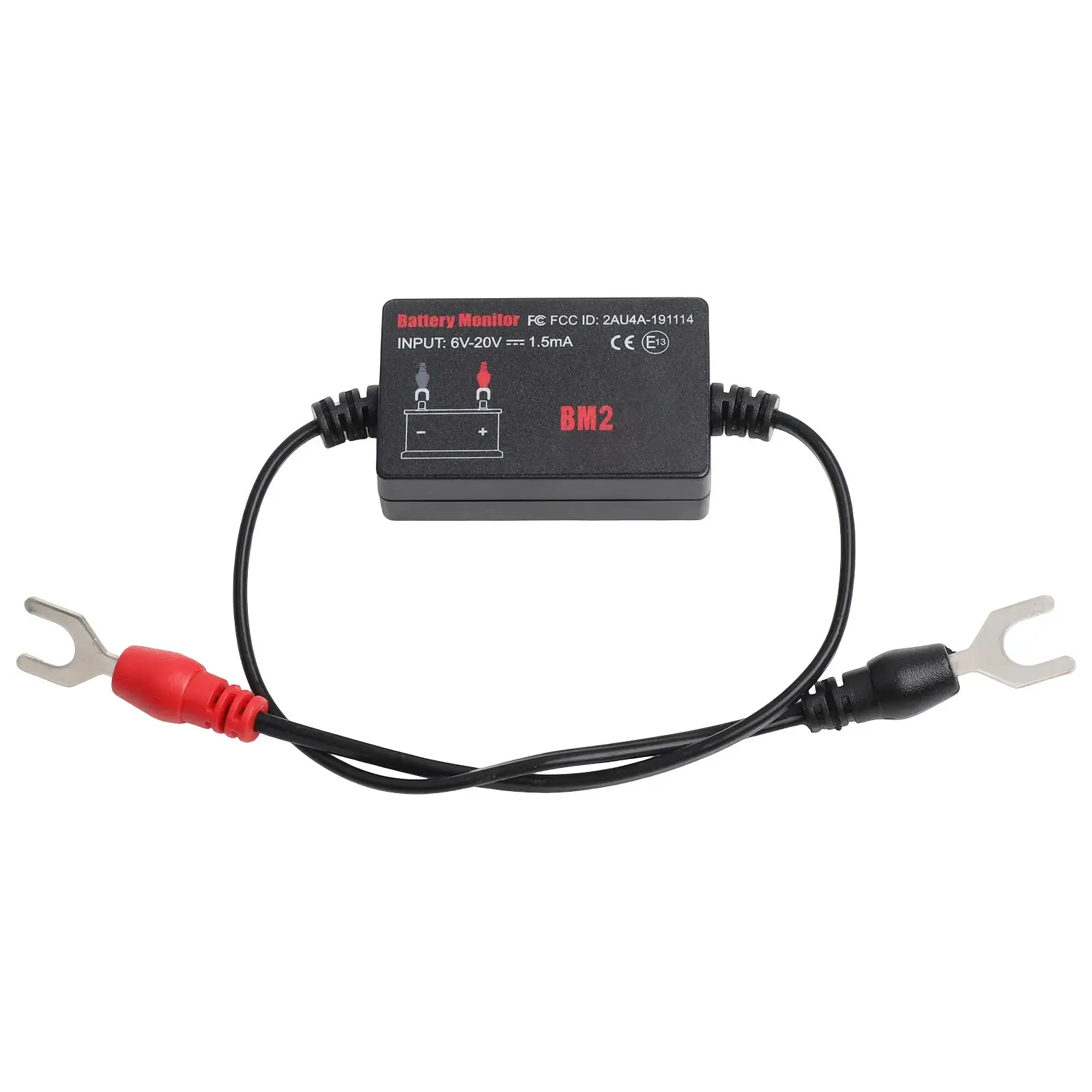 1 Buah Monitor Baterai Monitor Penguji Baterai Otomotif Nirkabel Penguji Tegangan 12V untuk Mobil Alarm LowVolt Analisis Diagnosis BM2