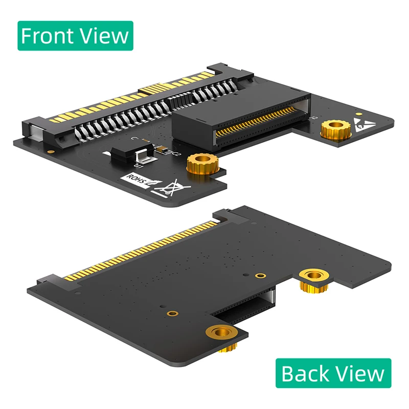 NVMe Ruler 1U EDSFF P4511 E1.S Gen-Z PCI-E to SFF-8639 U.2 SSD Adapter Interface Connector SSD Riser Card Adapter For PC Desktop