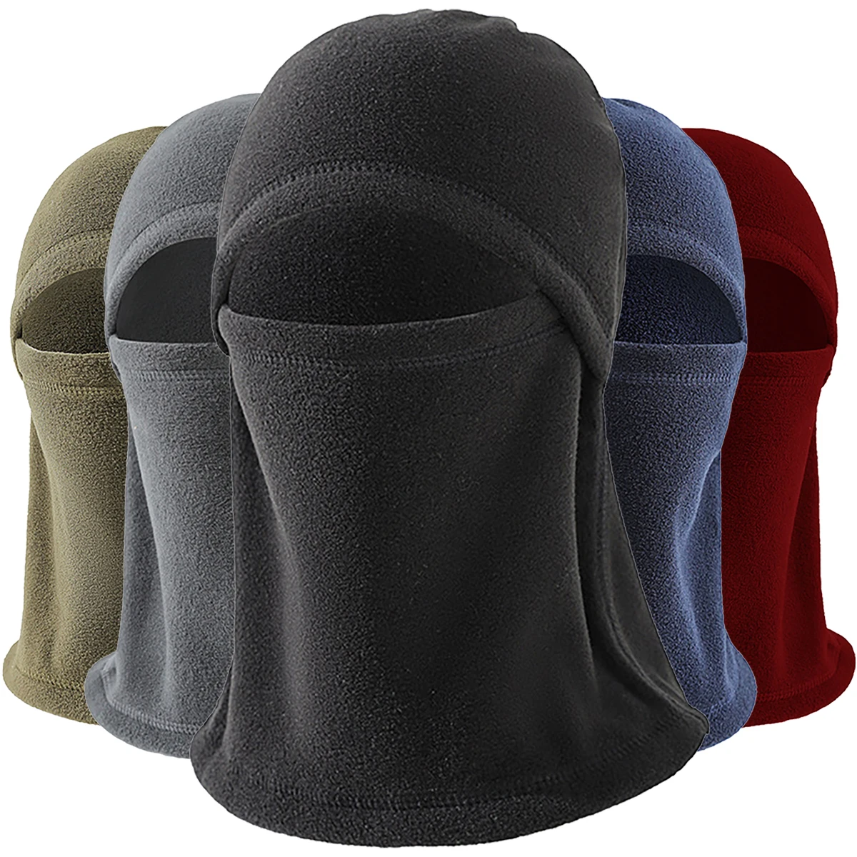 Winter Cycling Mask Thermal Windproof Balaclava Ski Mask Men Women Warm Polar-fleece Outdoor Sport Motorcycle Face Skiing Hat