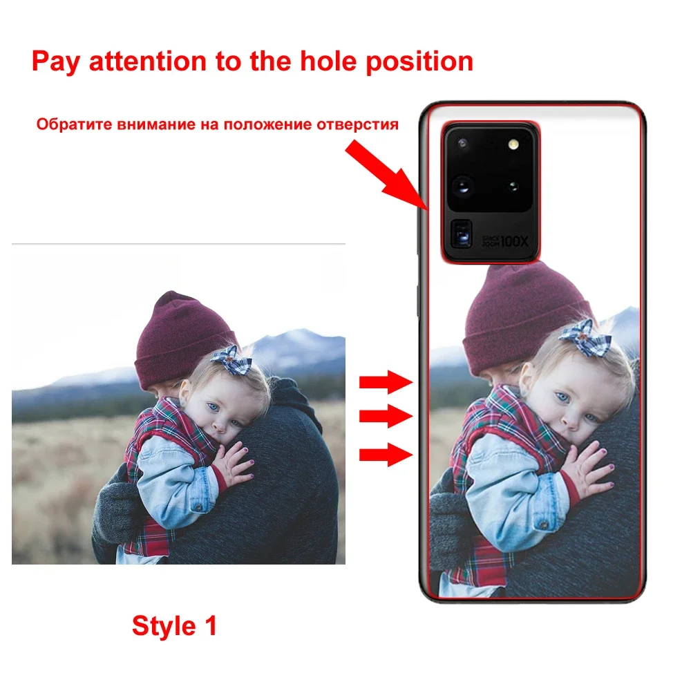 Custom Case voor Samsung Galaxy S25 S24 S23 S22 S21 S20 FE Ultra Plus A53 A73 Note20 A52S A32 A51 DIY Personaliz Picture Cover
