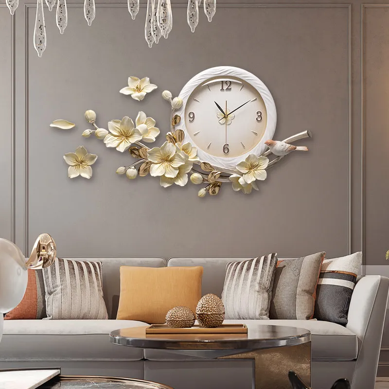 Interior Silent Wall Clocks Modern Aesthetic Creative Design Fashion Wall Watch Digital Minimalist Reloj Pared Room Decorations