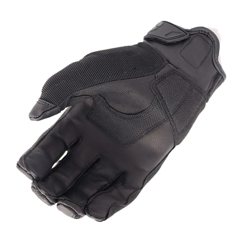 NEW High Quality For BMW Motorrad Racing Motorcycle Motorbike GS Gloves Black/Red Leather Full Finger Touch Screen Gloves