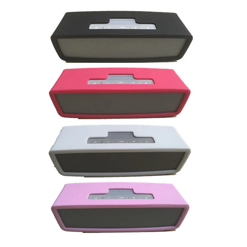 Lightweight Travel Soft Silicone Bluetooth Speaker Case For Bose SoundLink Mini 1 2 Protector Cover Skin Box Speakers Pouch Bag