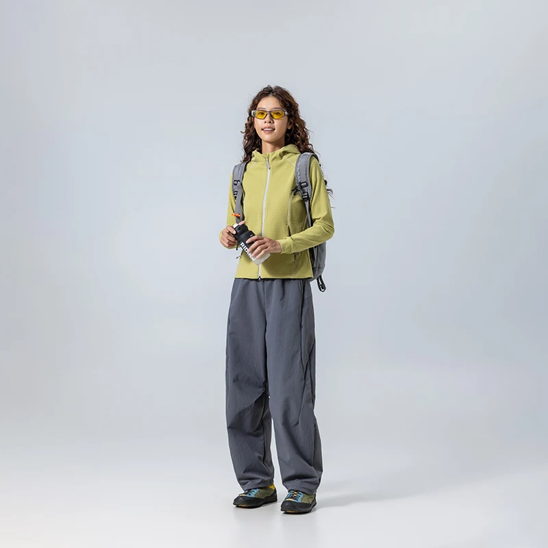 Outdoor Sporty Hiking Women Waffle Knit Hoodie Jackets Zipper Slim Fit Long Sleeve Sports Coat Running Fitness Active Outerwear