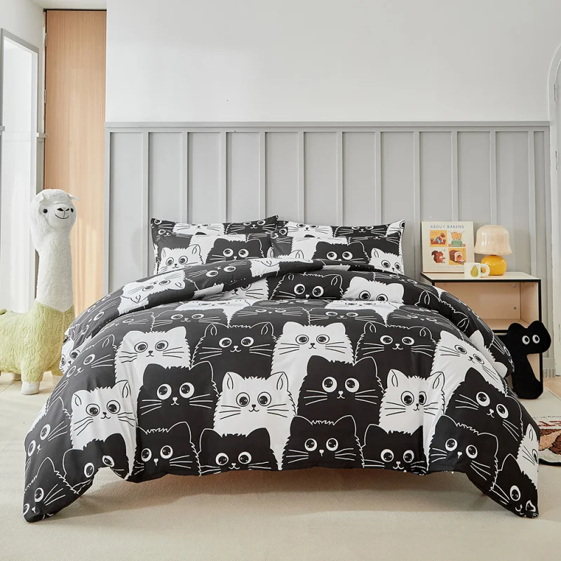 

Home Four-Piece Set Dormitory Bed Sheet Middle Eastern European American Bedding Children's Duvet Cover Three-Piece Set
