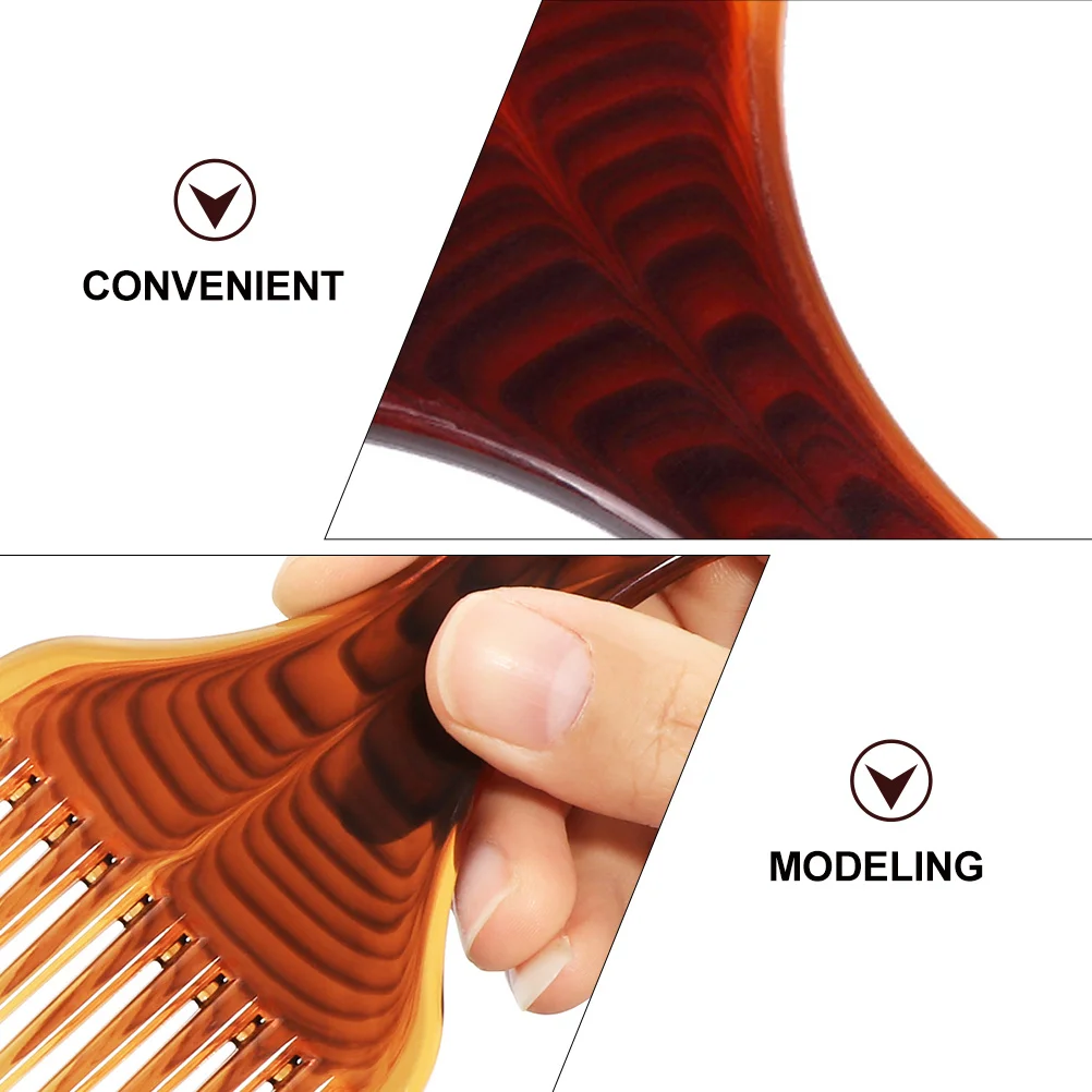 

4Pcs Wide Tooth Plastic Hair Pick Combs Anti-Static Comfortable Scalp Detangle Afro Curly Braid Hair Styling Picks for Women