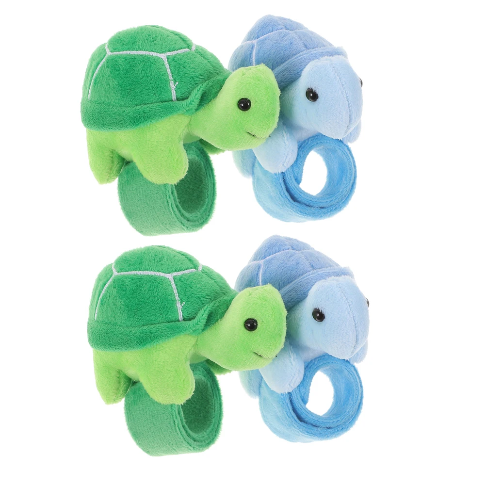 

4 Pcs Bracelet Animal Slap Bracelets for Cute Stuffed Party Favors Wristbands
