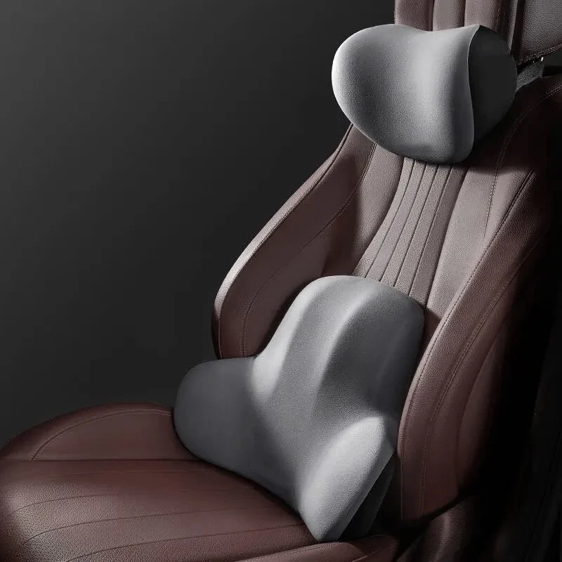 Car Memory Foam Neck Pillow Protection Lumbar Backrest Car Headrest Cushion For BMW E46 F30 E60 E90 F10 X5 E70 E39 E36 E87 X7 E9