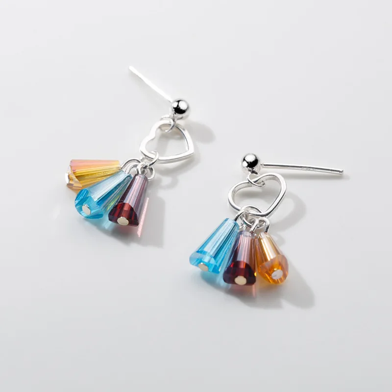 

Colorful tassel long temperament earrings, sweet and fashionable design ear accessories, jewelry for daily holidays and parties.