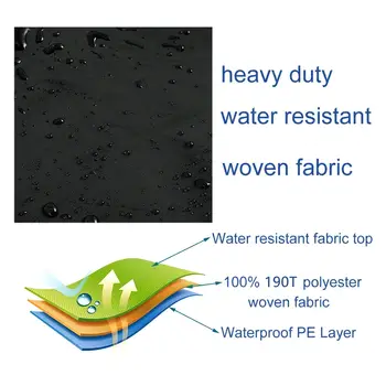 1/5 ks venkovní ochranný kryt na lehátko, vodotěsný, anti-UV, zahradní nábytek, kryt na lehátko, křeslo, NOVINKA 10 nejlepší prodej kryty na lehátka - №1