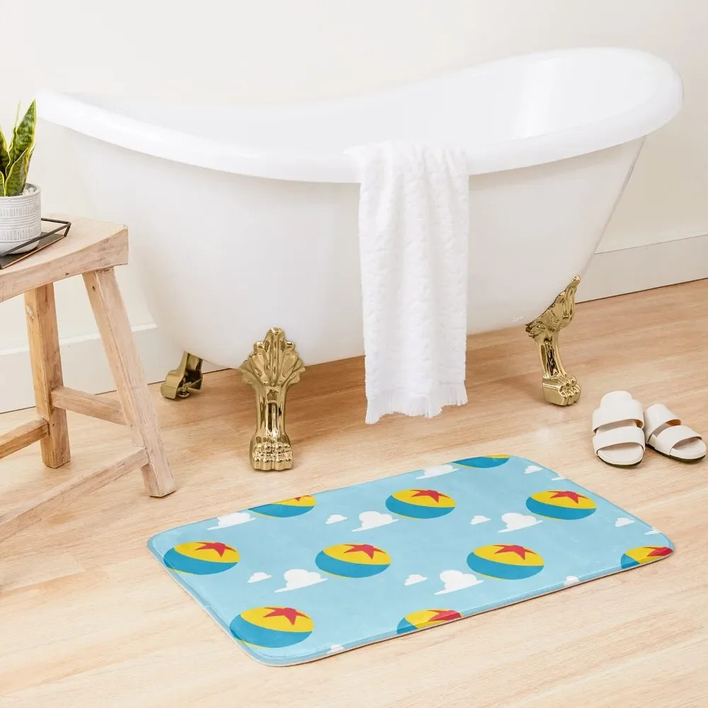 

Cloud and ball Bath Mat Sleeping Room Rugs Floor Toilet Carpet Bathrooms Anti-Skid Shower Mat