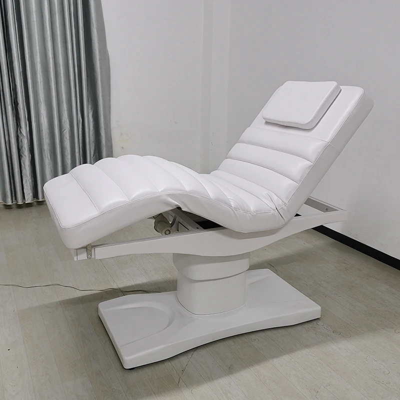 

Modern White Beauty Salon Furniture 3 Motor Electric Facial Spa Bed Luxury Massage Table Spa Bed for Sale