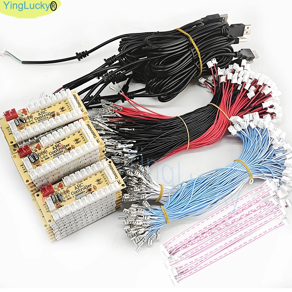 Arcade zero atraso placa usb codificador com cabo para pc raspberry pi jogo de arcade sanwa joystick buttonshipping no brasil