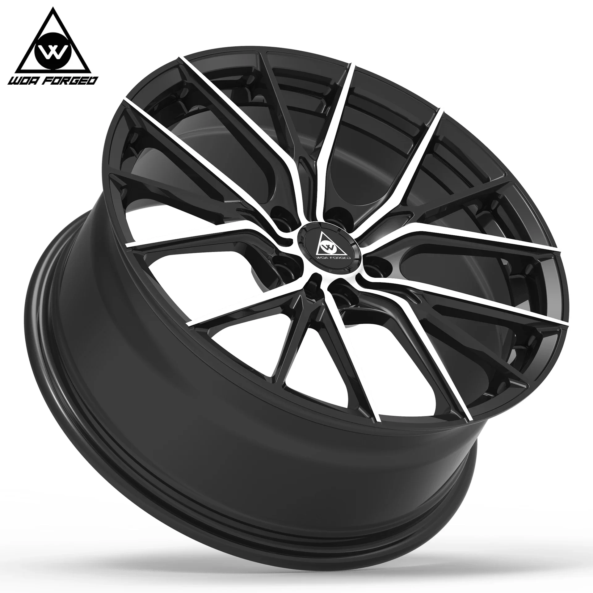 For Gun Gray Electroplated Fully Painted 19 20 21 Inch Cross-spoke Concave 5x120 5x108 High--quailty Integral Forged Wheel for E