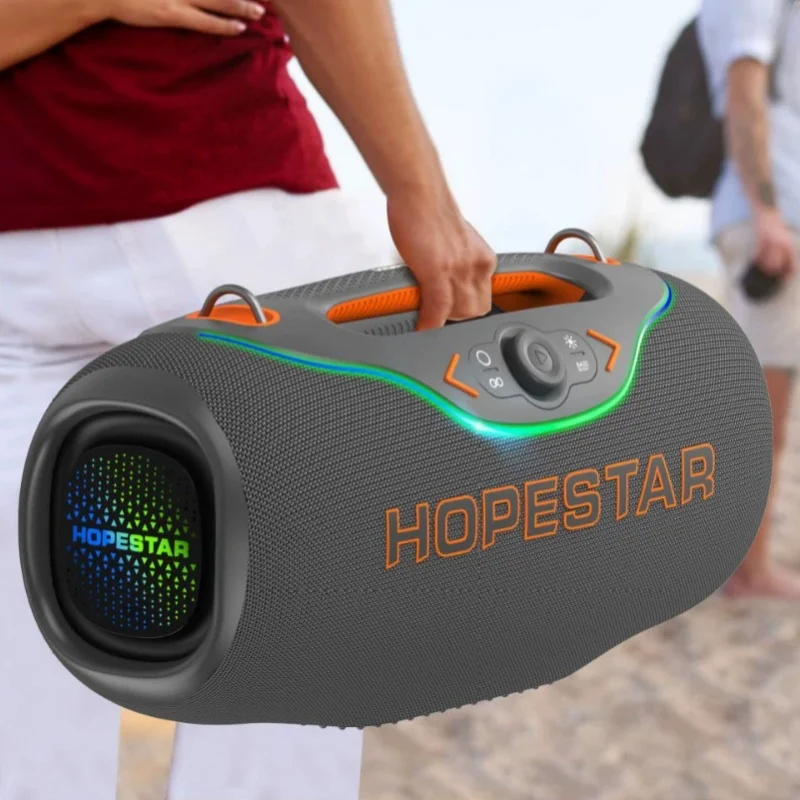 

Hopestar A6club 200W High Power Speakers Boombox 3 Wireless Subwoofer Hifi Heavy Bass Active Speaker With Wireless Microphones