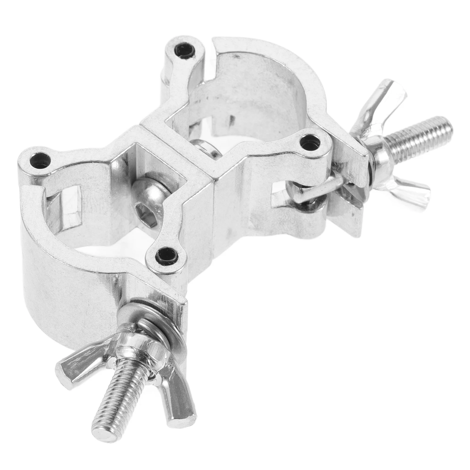 

Aluminum Alloy Cross Clamp Double Ring Buckle Light Hook Stage Truss Moving Head Clamp Pole MountBracket Lighting Hook