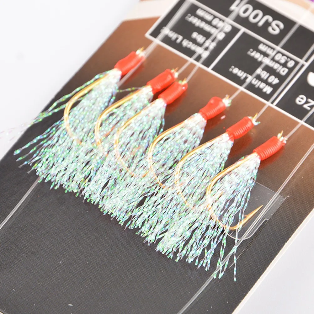 6 قطعة/الحزمة Sabikis لينة الصيد إغراء الحفارات الطعم تهزهز إغراء ريشة إغراء الرنجة الطعم الصيد إغراء الحفارات الطعم الرقص إغراء ريشة إغراء #1