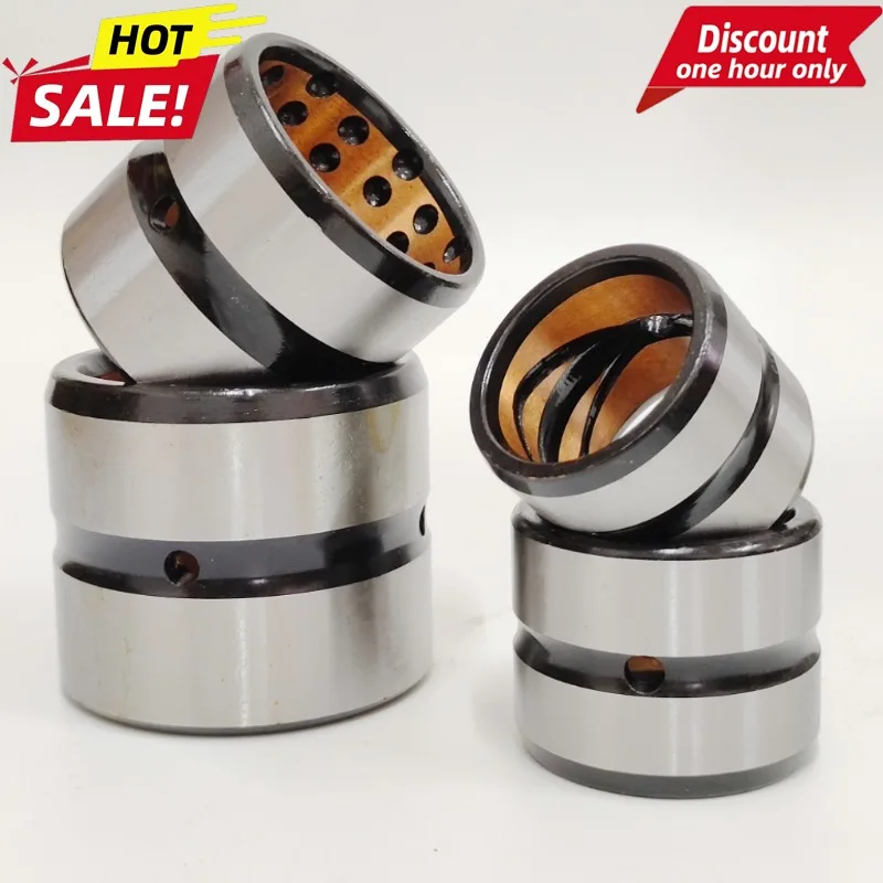 

Excavator Stainless Steel Bucket Shaft Sleeve Bushing Wear-resistant Alloy Copper Sleeve Single-sided Sleeve