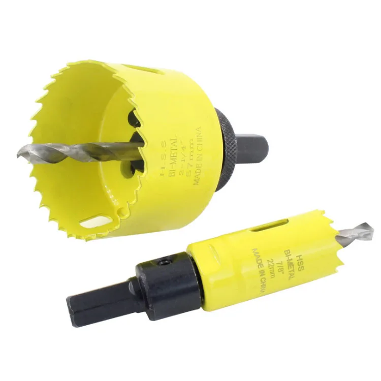 19pcs Bi Metal Hole Saw Cutter Kit Blade Drilling Tool Arbor Pilot Drill Set for Metal Carpenter Plumber - view 2