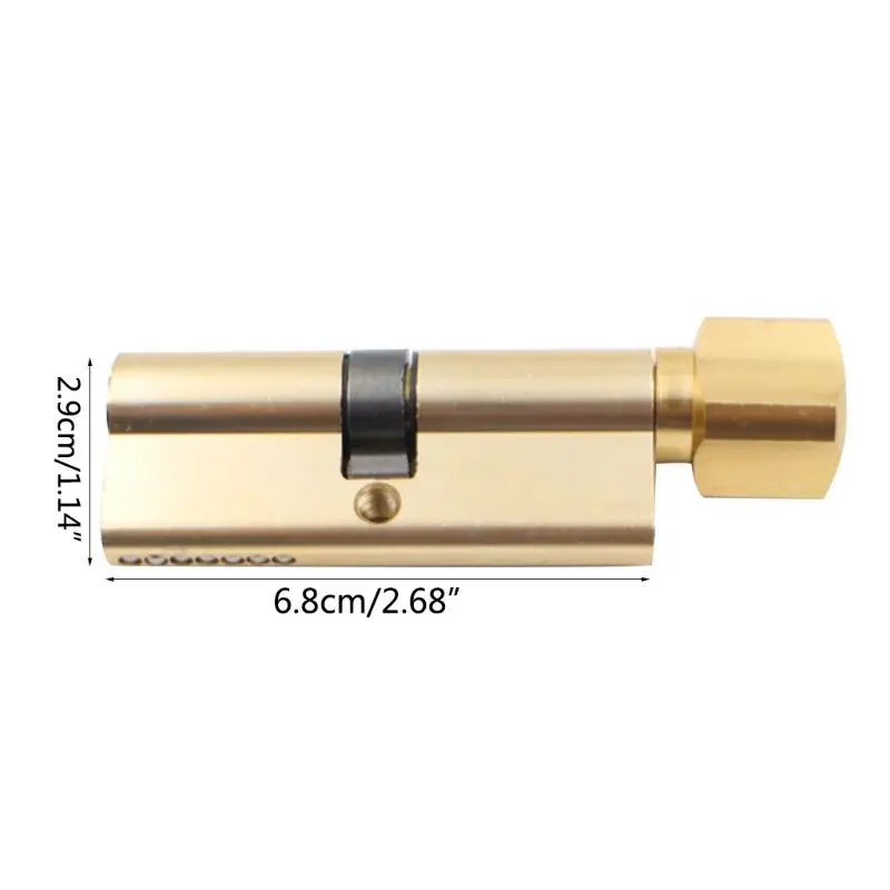 Keyed Entry Door Lock Cylinder Lockset ith 3 Keys Anti-theft Entrance Door Lock Single Open Lock Cylinder for Home