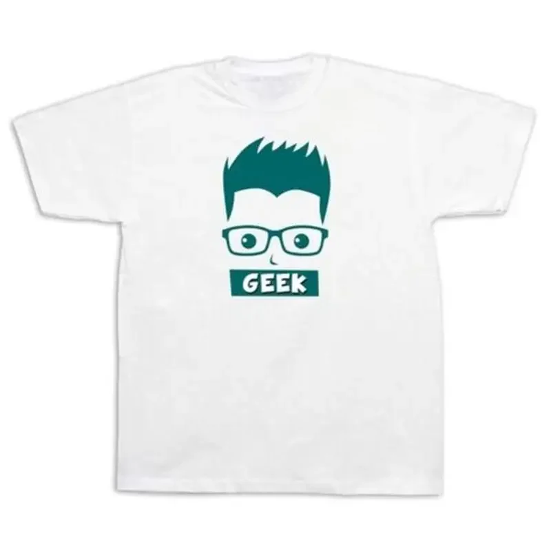 Man Women s Geek Funny Modern T Shirt Smart Cartoon Wise Tee Learning