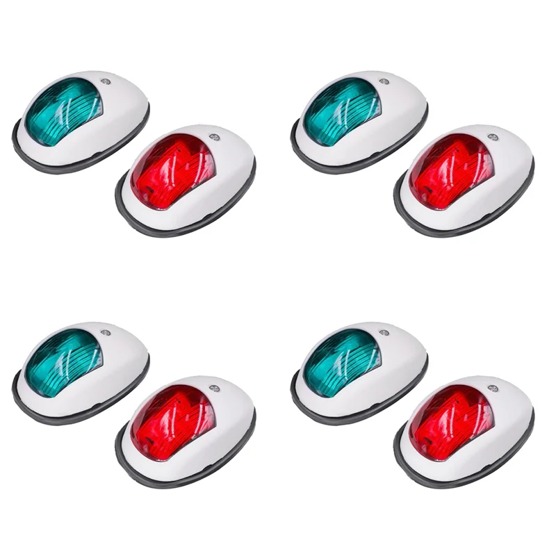 

ABOK-8X Navigation Light LED Boat Side Light Signal Light Signal Warning Light Yacht Light White