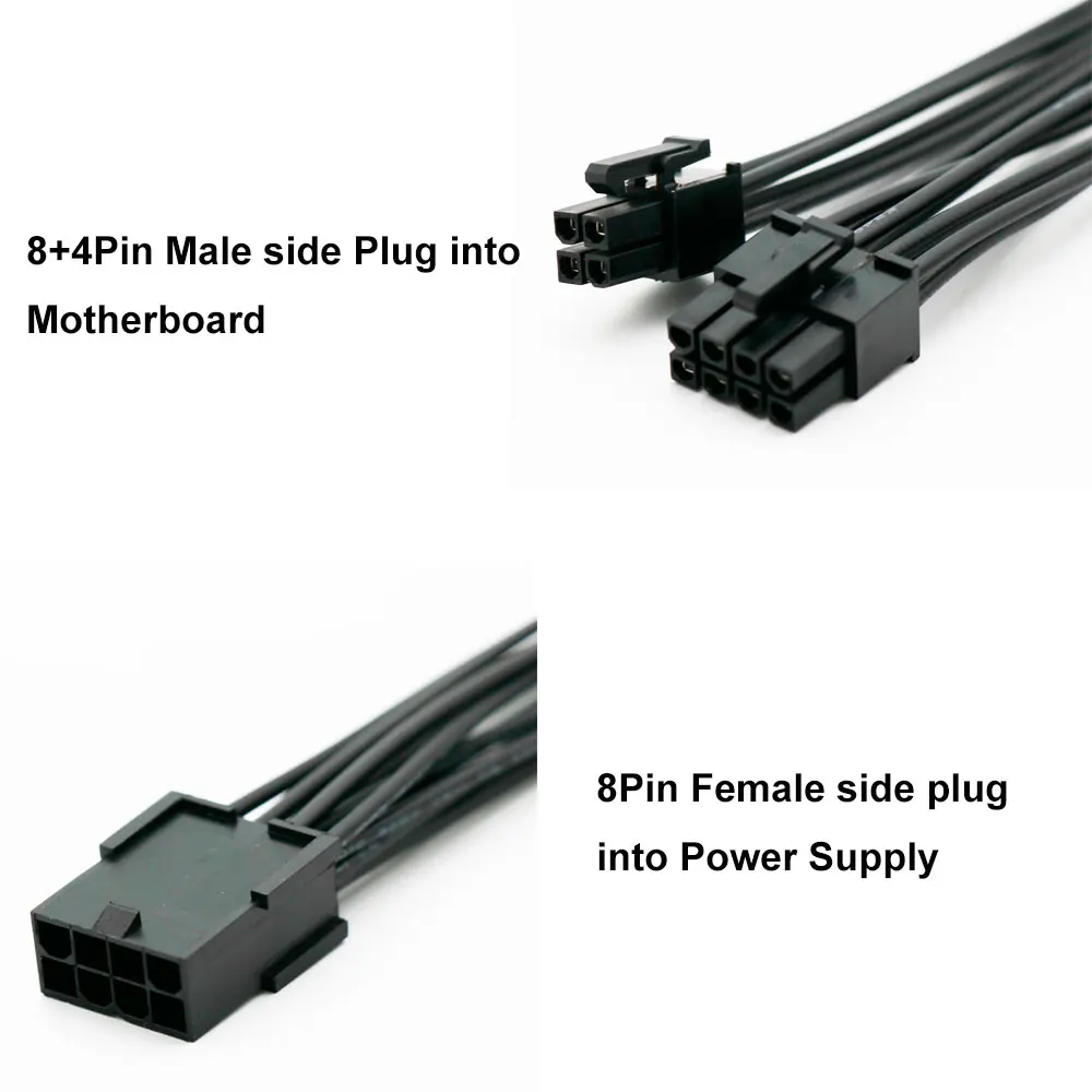 Высококачественная внешняя плата Angitu, 8-контактный центральный процессор с внутренней резьбой на 8 + 4-контактный фотокабель 12 В-30 см