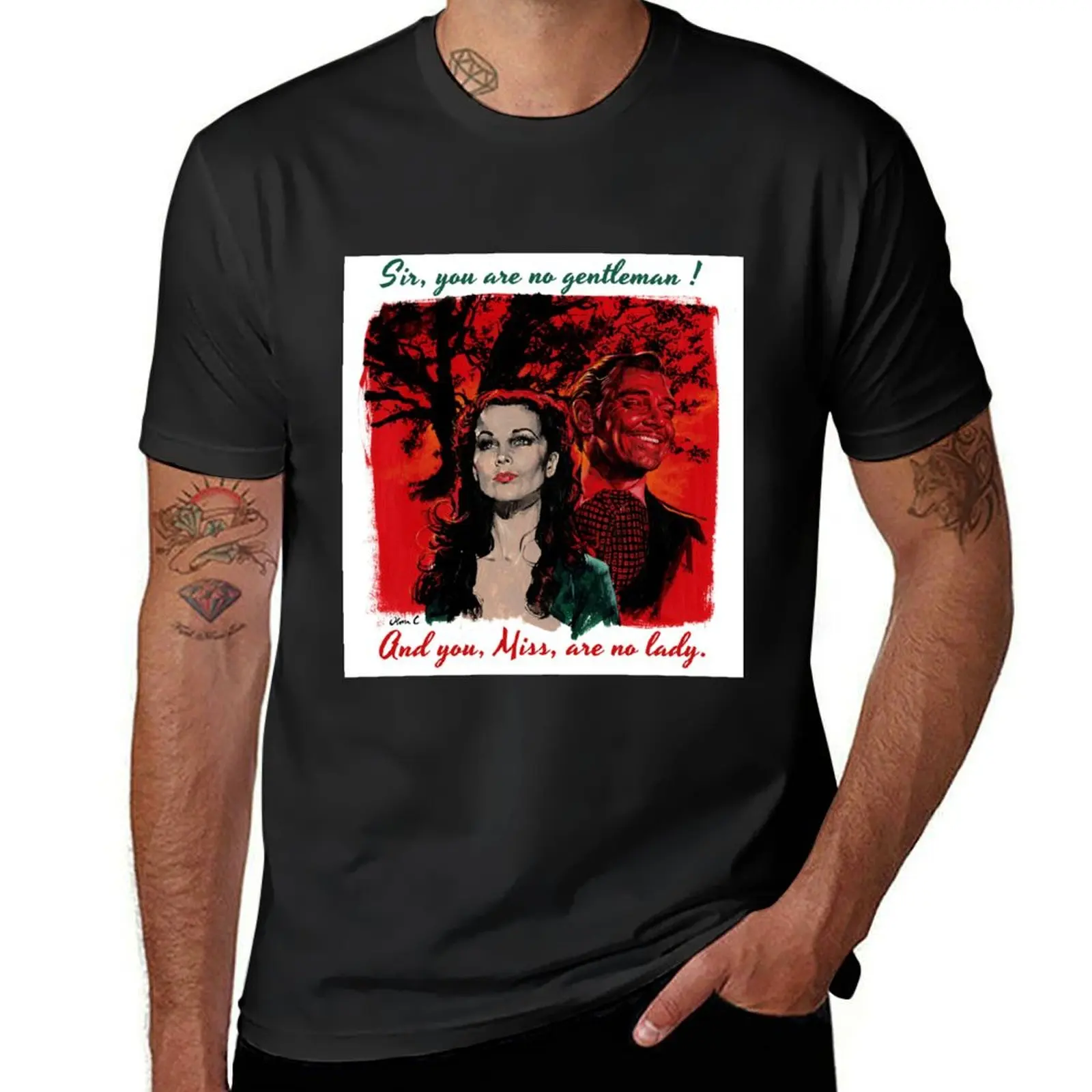 

Ladies and Gentlemen T-Shirt blacks korean fashion summer top tops Men's t shirts