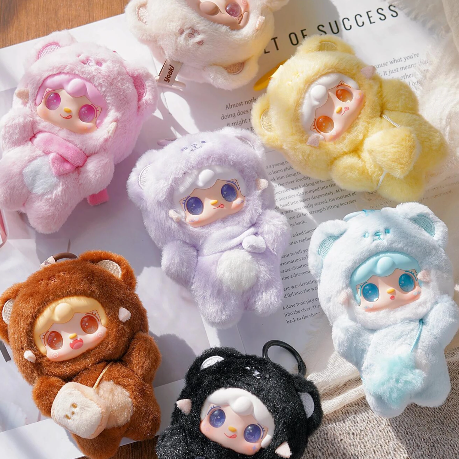 

Yooki Blind Box V4 Plush Take A Bite Of Bear Series Cute Pendant Blind Box Ornament Toy Anime Cartoon Dollsurprise Guess Baggift