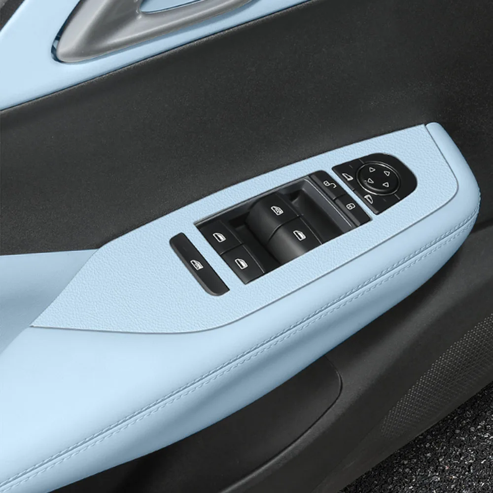 

4 шт. для BYD Seagull Dolphin Mini Surf, оконная подъемная панель, кожаная наклейка, интерьерный продукт, оригинальный цвет автомобиля, декоративные