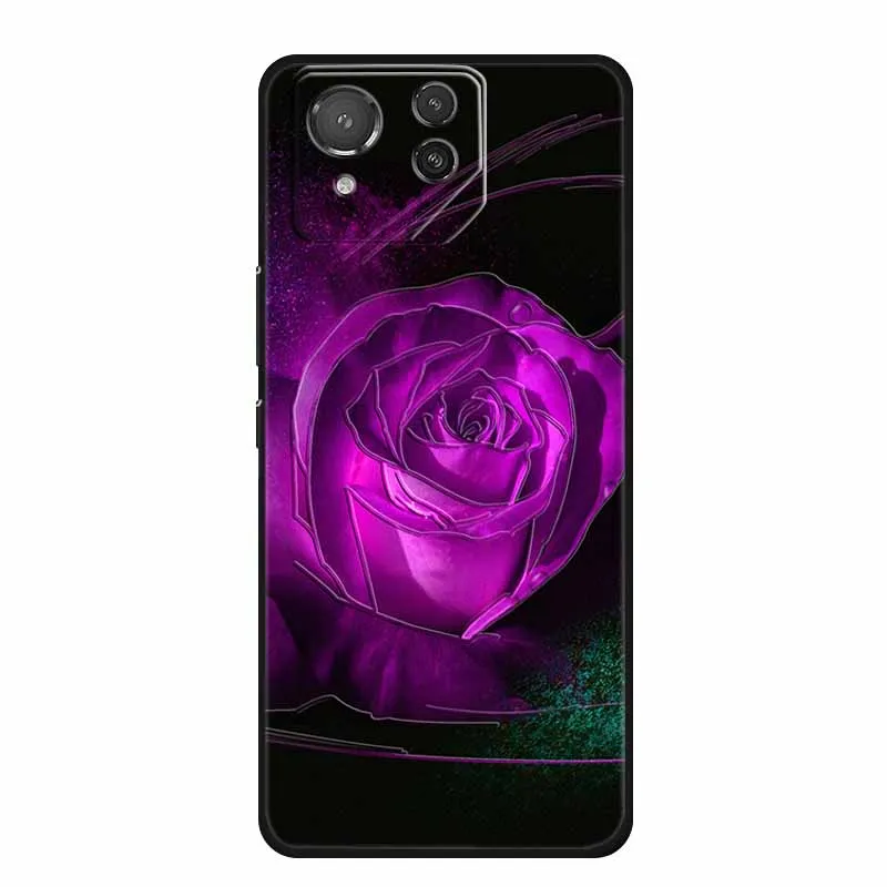 حافظة مزخرفة ثلاثية الأبعاد لهاتف Asus ROG Phone 9 Pro حافظة هاتف مقاومة للصدمات من السيليكون الناعم لهاتف Asus ROG Phone 8 Pro حافظة غطاء خلفي 6.78"