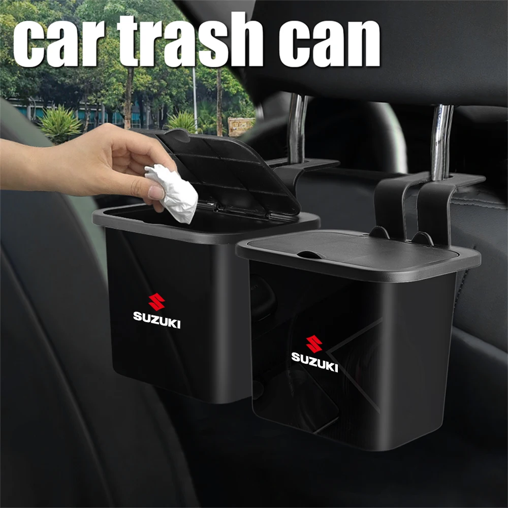1 قطعة سلة مهملات السيارة مانعة للتسرب متعددة الأغراض سلة مهملات السيارة لسوزوكي جراند فيتارا بالينو SX4 سويفت جيمي إغنيس ألتو الساموراي GSX