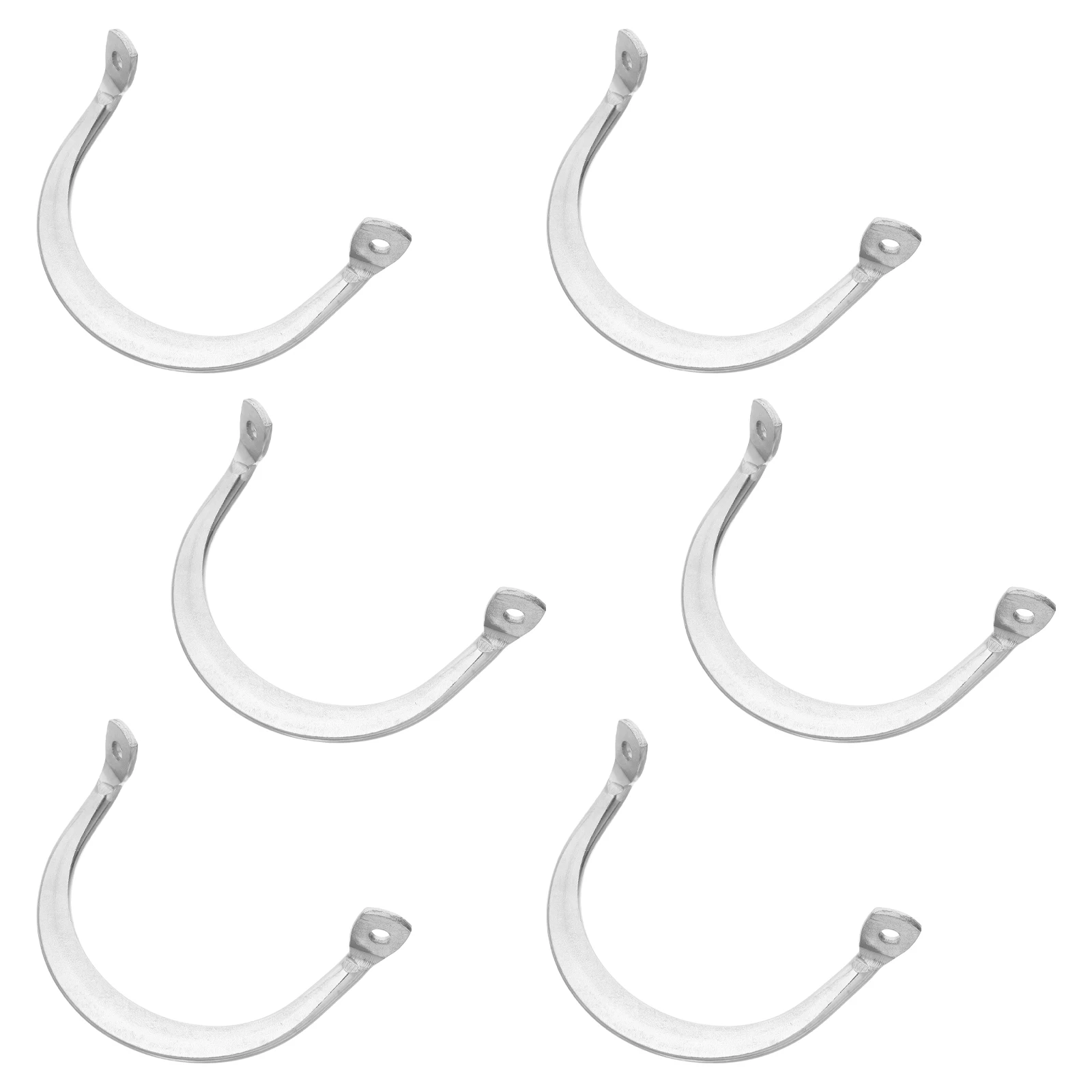 

6Pcs Stainless Steel Pot Ear Replacement Handles Secure Side Grip for Sauce Pans Steaming Fryers Cookware Repair