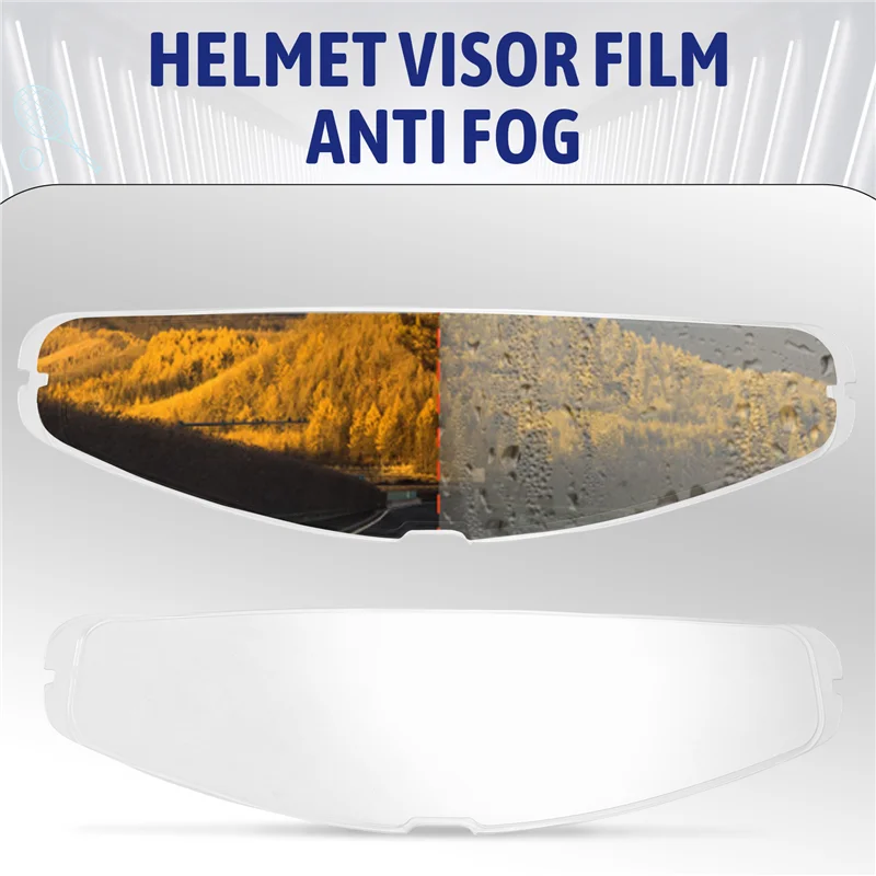

L10A Motorcycle Helmet Visor Film Anti Fog For HJC C70 FG-17 FG-ST Is-17 HJ20M Lens Anti Fog Film Motorcycle Accessories