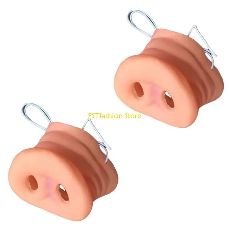 Y5GC Piggy mõm Cosplay Mặt nạ thun Holloween Trang phục Đảng Đạo cụ Mũi lợn