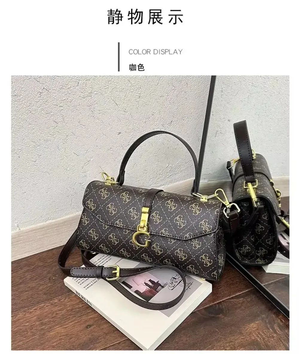 Bolso de mano de alta gama, de estilo casual y diseño europeo y americano, bolso bandolera original para mujer, bolso de hombro elegante y atemporal.