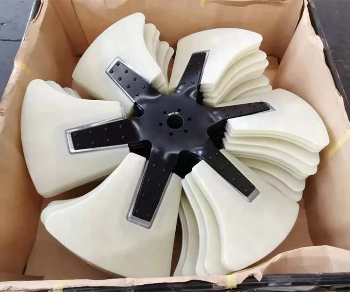 TLF PC800 PC850 شفرة مروحة التبريد 600-645-8400 SAA6D140-5 مروحة التبريد #2