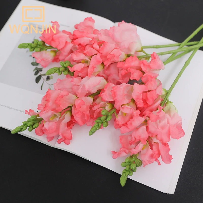 1 قطعة زهرة الصفير البنفسجي وهمية الحرير الزهور الاصطناعية Mariage حفلة عيد ميلاد الزفاف الأزهار ديكور المنزل الزينة فلوريس #5