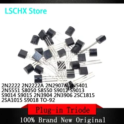 1000pcs/pack 2N2222 2N2222A 2N2907A 2N5401 2N5551 S8050 S8550 S9012 S9013 S9014 S9015 2N3904 2N3906 2SC1815 2SA1015 S9018 TO-92