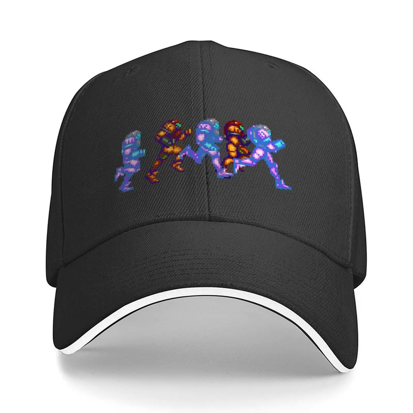 

Super Metroid - Samus Aran speed booster Baseball Cap custom Hat Military Cap Man fun hats New Hat For Man Women's