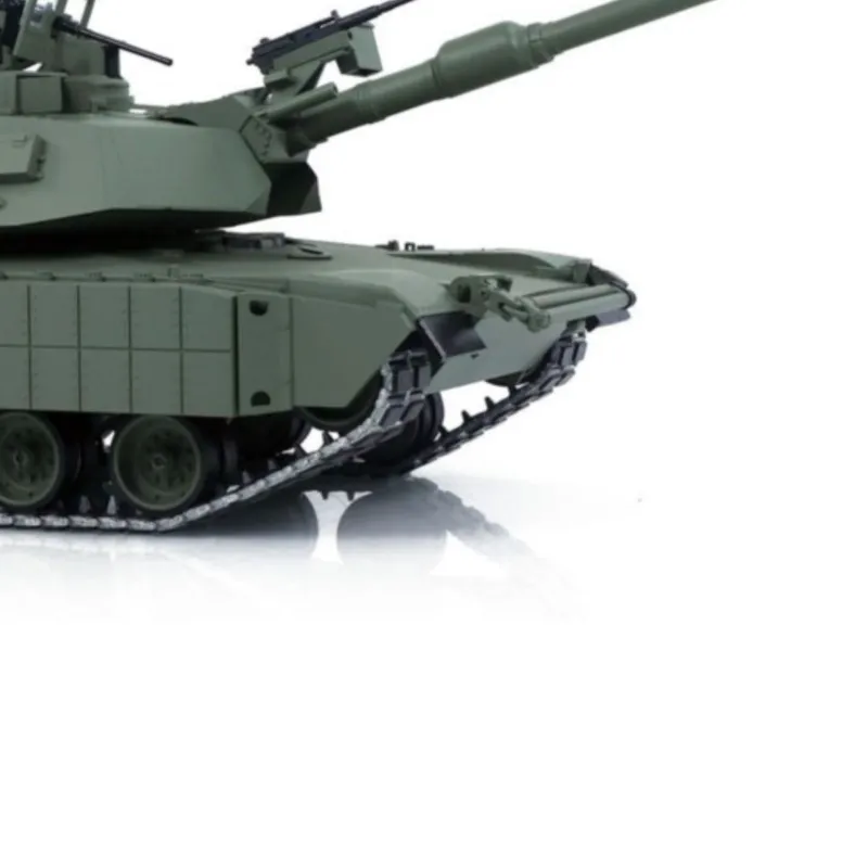 

Радиоуправляемый танк TUSK I TOUCAN 1:16 M1A2 Abrams с металлическим корпусом, вращением башни на 360°, ИК-управлением, подъемом ствола, откатом, двумя дымовыми установками и электрическим перископом