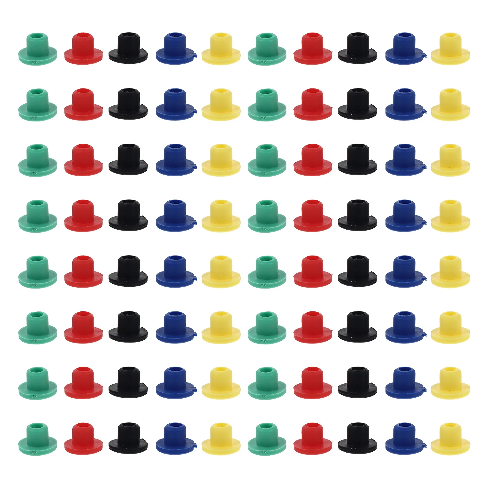 

100Pcs Grommets Rubber T-Type Pin Cushions for Stable Needle Performance Machine Accessories