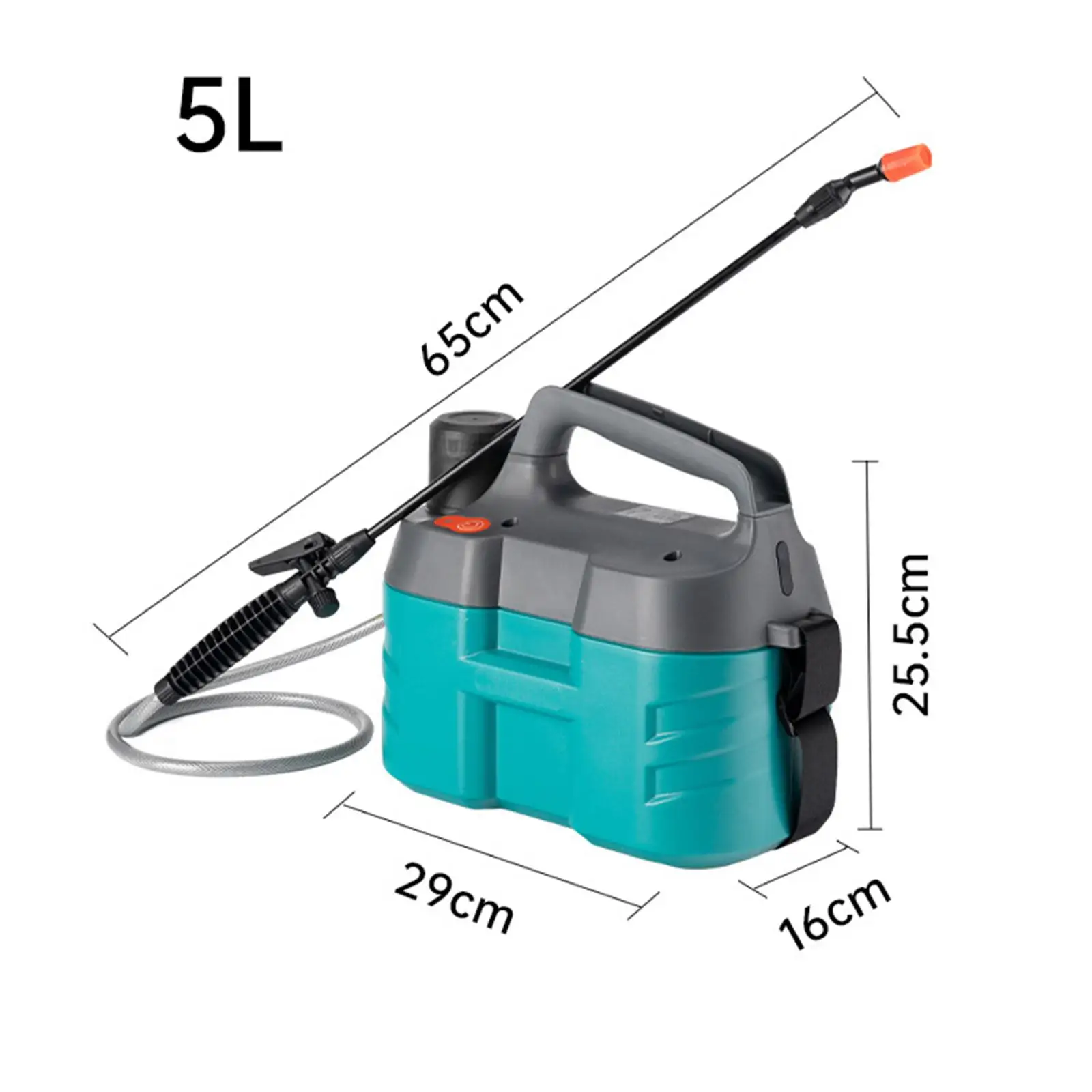 

Garden Electric Sprayer Multipurpose Easy to Use Professional Durability Rechargeable Shoulder Water Sprayer for Home Cleaning