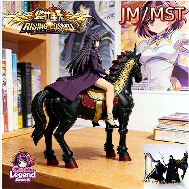 En stock: Figura de acción Saint Seiya Myth Cloth EX Pandora con Arpa, 2 cuerpos/vestidos/armaduras, Caballo Negro, Hades, Caballeros del Zodíaco
