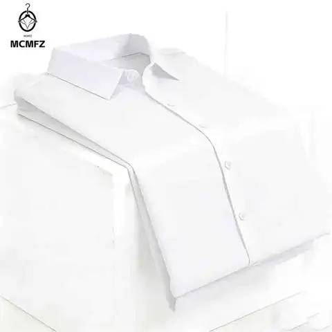 Non-iron Men's Black Short Sleeve Button Down Shirt Formal Business Dress Shirt Turn-down Collar Office Tops