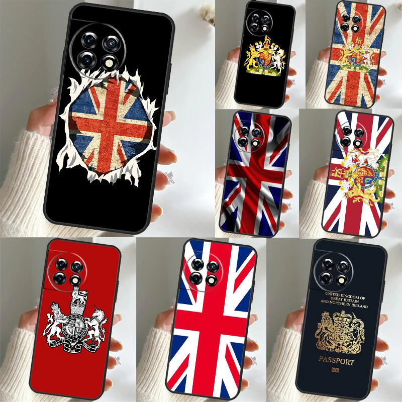 England British UK Union Jack Flag For Oneplus 8 9 10 11 Pro 8T 9RT 10T Ace Phone Case For Oneplus Nord 2T N10 N20 CE 2 Lite