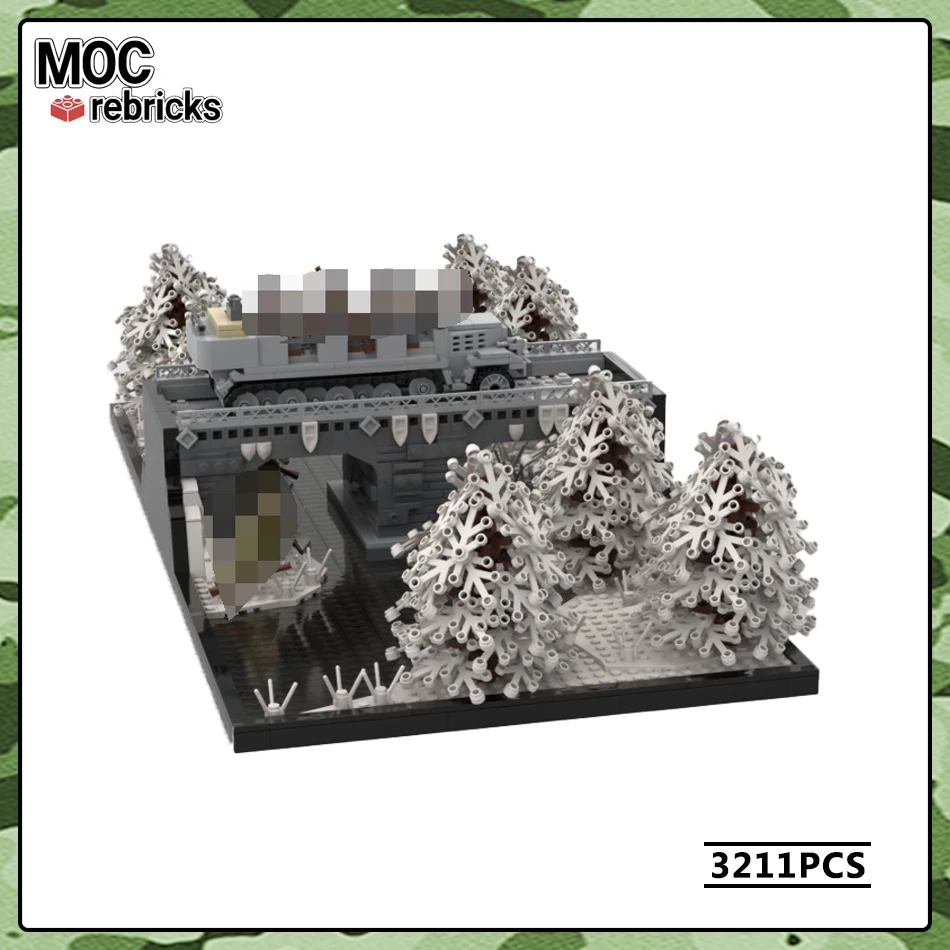 

Military Street View Series Russia 1943 MOC Building Block Collection Experts DIY Model Puzzle High Difficulty Brick Toys Gifts