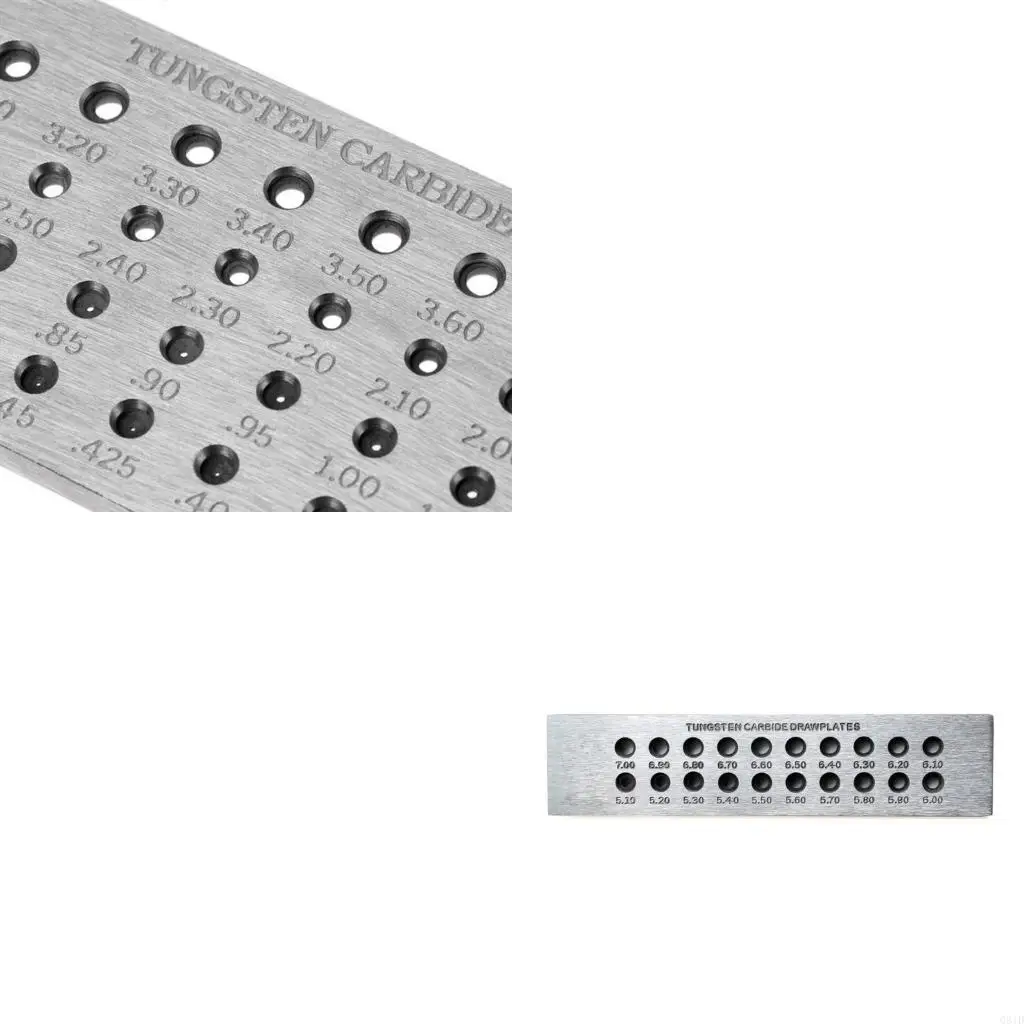 

Wire Drawplate Carbon Steel Wire Shaping Tool Jewelry Making Tool Wire Drawing